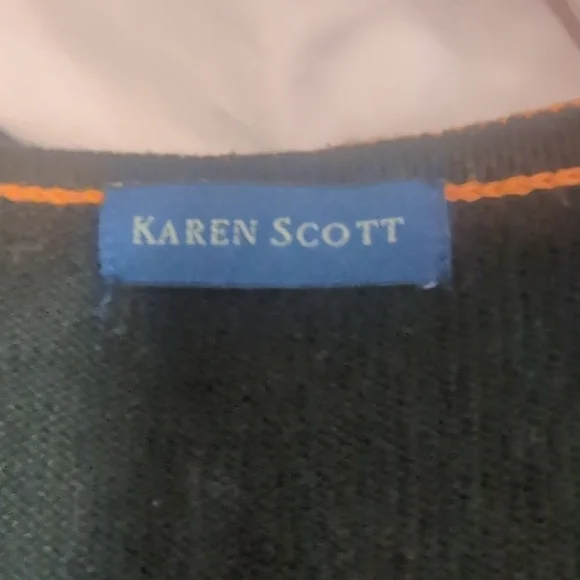 Karen Scott Kids Halloween Vest with Pumpkins and Ghosts - Picture 8 of 10